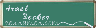 Armel Wecker Visitenkarte